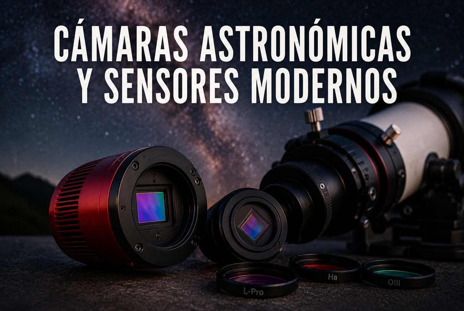 9. Cámaras astronómicas y sensores modernos