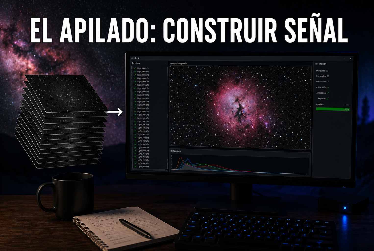 13. El apilado: construir señal